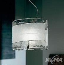 Radius small lampa wisząca 20cm szkło ręcznie wykonywane 1x100W E27 transparentny